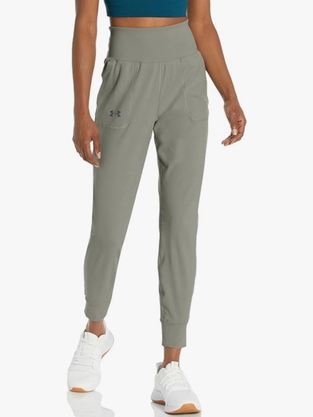 EUC Under Armour Womens Joggers 1X light green buttery soft